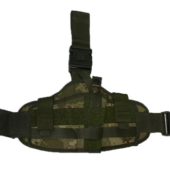 Тактична кобура на ногу для пістолета для військових та армії зсу сумка для пістолета Хакі