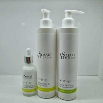Smart 4 Derma Acnederm Active набор для жирной и проблемной кожи (тоник+гель+ подсушующий лосьон)