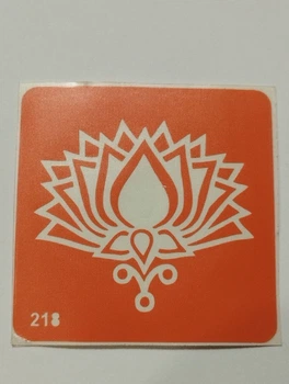 Трафарет Mayur для мехенди (рисунков хной на теле) Lotus II 6 см