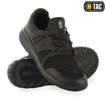 Мужские тактические кроссовки летние M-Tac размер 46 (29 см) Черный (Trainer Pro Vent Black)