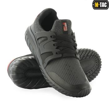 Мужские тактические кроссовки летние M-Tac размер 41 (26,5 см) Черный (Trainer Pro Vent Black/Grey)
