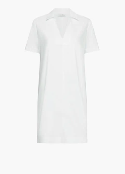 Белое льняное мини платье Calvin Klein 32 CK00017