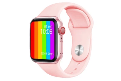 Смарт Годинник W26 44 mm Series 6 Smart watch рожевий з тонометром і пульсометром
