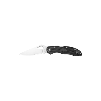 Нож Spyderco Byrd Harrier 2 FRN полусеррейтор (BY01PSBK2)