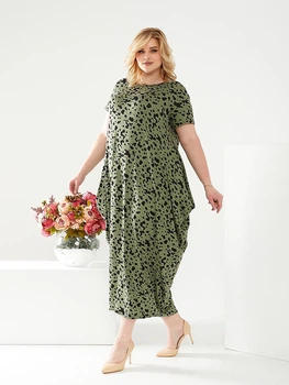 Сукня Ukreina 5XL Хакі принт U23Pla1073