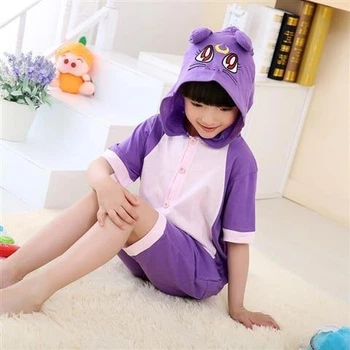 Летняя Пижама Кигуруми Детская My Kigu Сейлор Мун L 165-175 см Хлопок (4015)