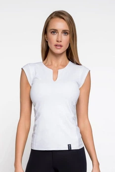 Футболка спортивна Designed for Fitness Basic White L біла