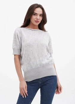 Джемпер Only Women (94-JUk-24-03-Light-grey-melange-SM (oversize))