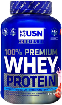 USN 100% Premium Whey Protein 2280 g Truskawka (6009694864350)