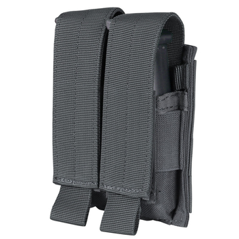 Підсумок для магазинів пістолетних моле Condor Double Pistol Mag Pouch MA23 Slate (Сірий)
