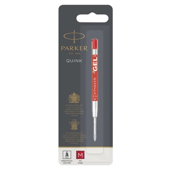 Стержень шариковый Parker Quink Gel М красные (10 332R)
