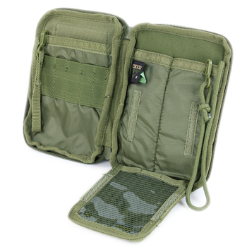 Подсумок для утилит молле Condor Pocket Pouch with US Flag Patch MA16 Олива (Olive)