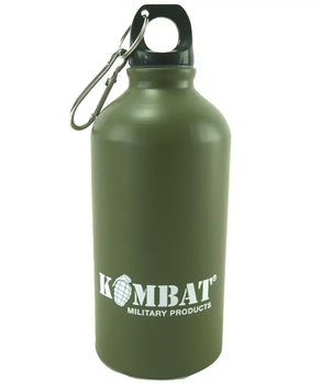Фляга алюминиевая Kombat UK Aluminium Water Bottle 500 ml (KB-AWB500-OLGR)