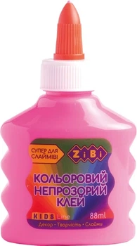 Клей ZiBi цветной непрозрачный для слаймов 88 мл Розовый (ZB.6113-10)
