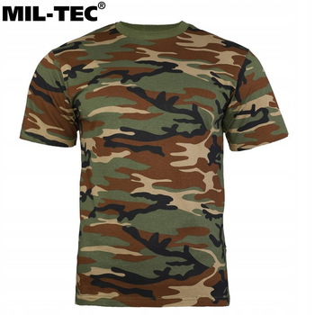 Хлопковая футболка Mil-Tec® Woodland L