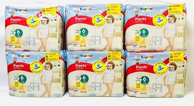 Набір з 6 уп по 32 шт (разом 192 штук) підгузків-трусиків Lupilu soft&dry pants 6 розміру , 15+кг