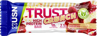 Baton białkowy USN Trust Crunch 60 g Malina (6009544925606)