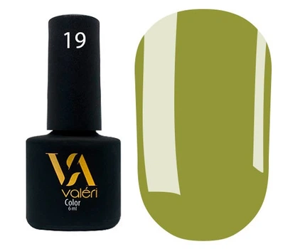 Гель-лак Valeri Color 019 оливковый 6 мл
