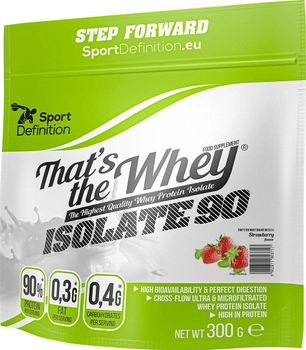 Białko Thats The Whey Isolate 300 g Strawberry (5902811803717)