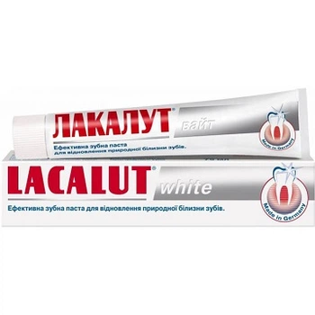 Зубна паста Lacalut White 75 мл (4016369696330)
