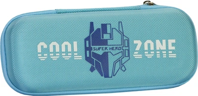 Пенал Cool For School с тиснением 1 отделение Голубой (B-8007-lt.blue)