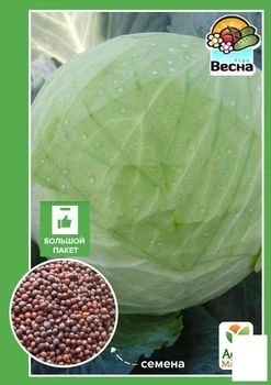 Капуста "Украинская осень" (Большой пакет) Agro-Market 2,5г (32649)