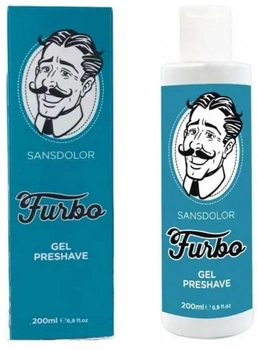 Гель для гоління Furbo Sansdolor Pre-Shave Gel 200 мл (8056471907500)