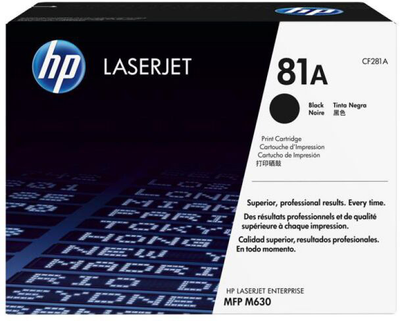 Toner HP 81A LJ M604n/dn/M605n/dn/x/M606n/dn/x/ M630h/f/dn/z Black (CF281A)