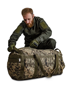 Баул військовий на 140 л піксель Армійська сумка