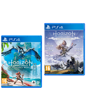Набор Игра Sony PlayStation 4 Horizon Zero Dawn Complete Edition Русская Озвучка + Игра Horizon Forbidden West