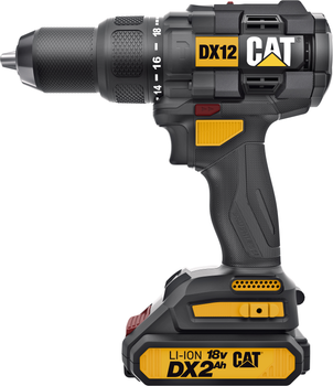 Аккумуляторная ударная бесщеточная дрель-шуруповерт CAT DX1213