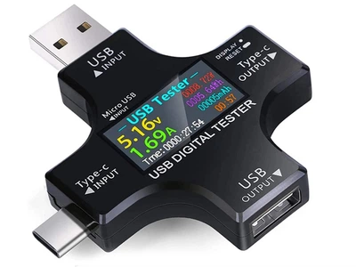 Тестер постоянного тока Atorch Напряжение и емкости Type-C USB (1005-961-00)