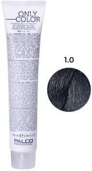 Крем-краска для волос Palco Professional Only Color безаммиачная 1.0 черный 100 мл (8032568179050)