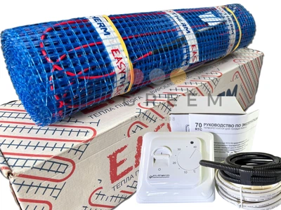 Тепла підлога комплект Easytherm&nbsp;+ механический термостат 6,0 м²