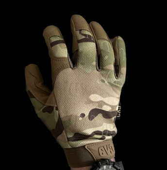Тактические перчатки XL мультикам 02002