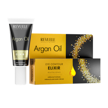 Омолоджуючий еліксир для контуру очей Revuele Argan Oil 25 мл