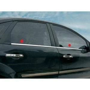 Молдинги окна нижние Opel Astra G 1998-2009 (нержавеющая сталь) OMTEC (TR) для Opel Astra G 1998-2009 (5583)