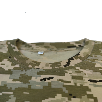 Военная мужская футболка пиксель ЗСУ летняя размер 50 (L)