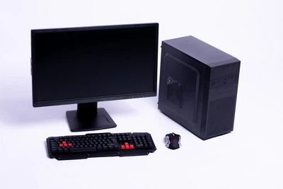Компьютер в сборе, Intel Core i7 6700, ОЗУ 12 ГБ, HDD 500 ГБ, SSD 240 ГБ, видео 4 ГБ, монитор 24" Б/У