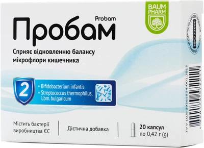 Комплекс Baum Pharm Пробам капс. №20 (4820174572211)