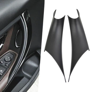 Комплект накладок на внутрішення ручки дверей bmw f30 f31 f32 f33 f34 f35 f80 (чорні)