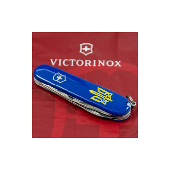 Нож Victorinox Spartan Ukraine Blue "Тризуб ОУН жовтий" (1.3603.2_T0308u)