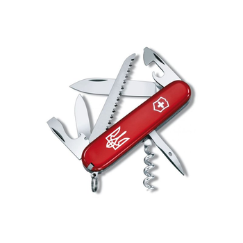 Ніж Victorinox Camper Ukraine Red "Тризуб білий" (1.3613_T0010u)