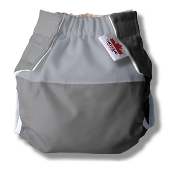 Многоразовый подгузник Waterproof Organic (Ontario Baby) от 12 до 18 месяцев, вес от 11,5 до 13 кг, ART-0000608, серый