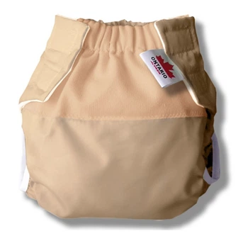 Многоразовый подгузник Waterproof Organic (Ontario Baby) от 0 до 6 месяцев, вес от 3,3 до 7,5 кг, ART-0000603, бежевый