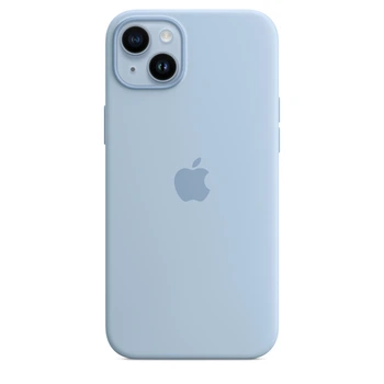 Чохол-накладка Silicone Case (AAA) для iPhone 14 с MagSafe Sky (ASC14SKY(M))