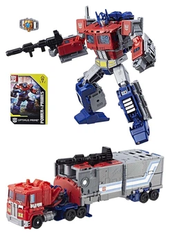 Трансформеры Лидер Оптимус Прайм с прицепом Transformers: Generations Power of the Primes Leader Optimus Prime Hasbro