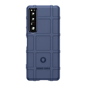 Чохол Lenuo Rugged Shield для Sony Xperia 1 IV Navy Blue