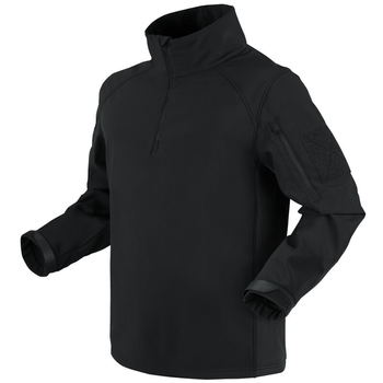 Боевая софтшелл рубашка Condor PATROL QUARTER-ZIP SOFT SHELL 101185 Large, Чорний