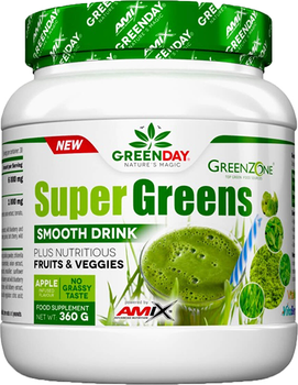 Дієтична добавка Amix Greenday Super Greens Smooth Drink 360 г (8594060006017)